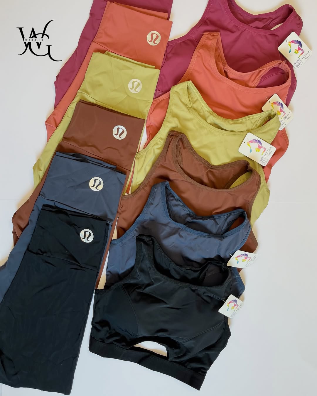 ست نیمتنه و شورتک لولولمون